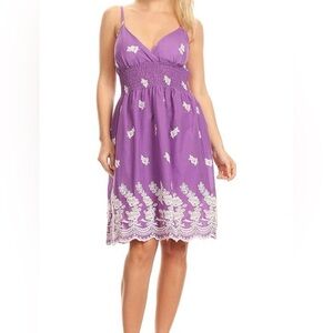 She’s Cool purple flare dress